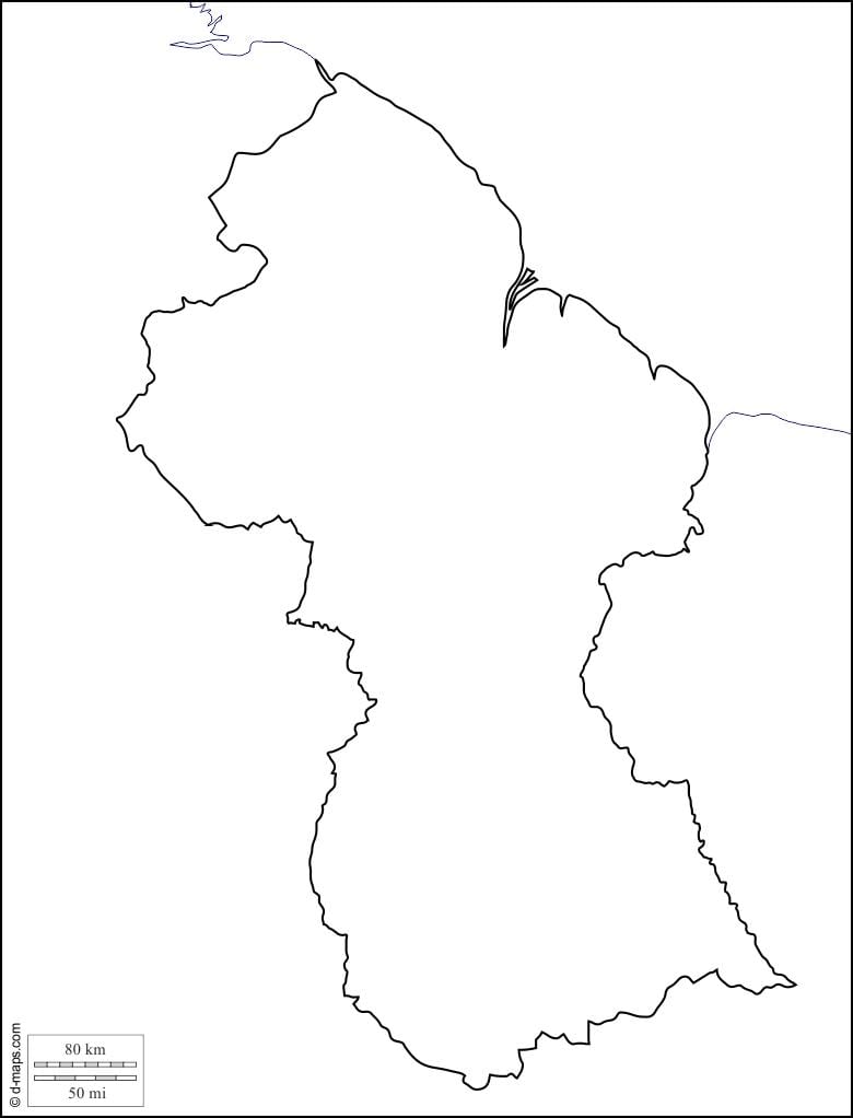 boş kart Гайаны